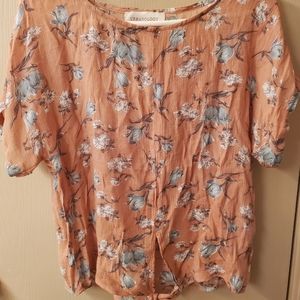 Floral summer shirt